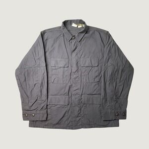 Propper Combat Coat Mens XL Regular Navy Blue Ripstop Military Jacket Cotton